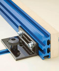 All In One Aluminum T Track Fence System For Woodworking A 36 Inch Universal Track With 3 Inch Multi Track On Every Face with fittings