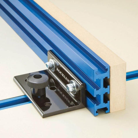 All In One Aluminum T Track Fence System For Woodworking A 36 Inch Universal Track With 3 Inch Multi Track On Every Face with fittings