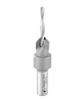Clean Cutting Countersink And Drill Combo Bit, 82 Degree Carbide Tipped Edge, Tough 5/16 Inch Round Shank, ideal for wood and aluminum.