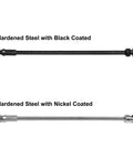 Black and nickel coated steel 1/10 crawler driveshafts for Beefy 1/10 Crawler Driveshaft Stainless Steel 68 To 229mm Adjustable