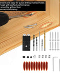 Pro-Grade Pocket Hole Jig Kit With Oblique Drilling Locator and Dual Woodworking Guides, aluminum alloy components with accessories