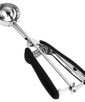 Go To 2 Tbsp Cookie Scoop Ice Cream Scooper With Trigger Release 18 8 Stainless Steel Dough Scoop with black non-slip grip