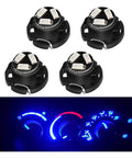 AC Climate Heater Control LED Light Bulbs Kit For Dodge Ram 1500 2500 3500 Dakota Blue Set Of 4 12V High Bright SMD LED Replacement