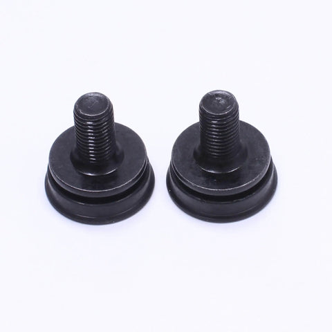Bike Crank Arm Fixing Bolts And Spindle Kit With 8mm Allen Bolts And Dust Caps, fits most bicycle cranksets, square taper brackets.
