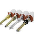Lamp Repair Hardware Set With All Thread Pipe Rods Nipples Coupling Connectors Switch Knobs Washers And Lock Nuts In Bronze Color