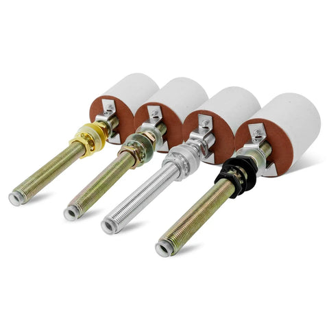 Lamp Repair Hardware Set With All Thread Pipe Rods Nipples Coupling Connectors Switch Knobs Washers And Lock Nuts In Bronze Color