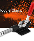 Heavy Duty Carbon Steel Push Pull Toggle Clamp With 42mm Stroke For Welding And Jig Fixtures Built Tough For Precise No Fuss