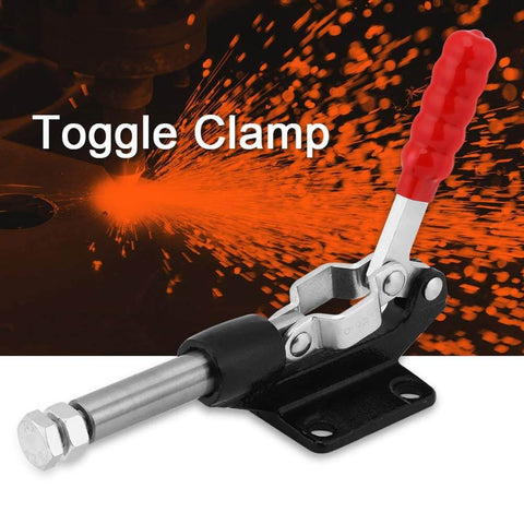Heavy Duty Carbon Steel Push Pull Toggle Clamp With 42mm Stroke For Welding And Jig Fixtures Built Tough For Precise No Fuss