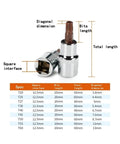Heavy Duty 1/2 Inch Torx Bit Socket Set With Massive Grip Power For Tough Jobs And Rusty Bolts That Stick Tight, Perfect Sturdy Tools To Save Your Time And Effort On Any Drilling Or Impact Project You Handle Today, chrome vanadium steel T20-T60 specs