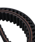 Close-up of 44 inch cogged drive belt from Mower Idler Pulley And Deck Belt Kit For 30 Inch Deck Walk Behind Mowers