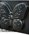 Butterfly Concrete Mold For DIY Stepping Stone Garden Path Decor 8.66 By 6.69 Inch ABS Plastic Molding Tool Durable One Piece Mold