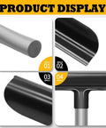 12 Inch Lathe Tool Rest With Five Eighth Inch Stainless Steel Post For Wood Lathe Tool Holder And Turning Accessories product angles