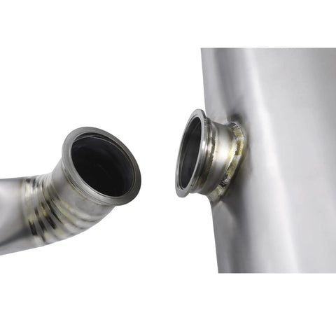 Connecting joints of the Titanium Catback Exhaust System For Mercedes-Benz AMG GLE63S 4.0T 2024 And Up Rear Section Snap On Installation