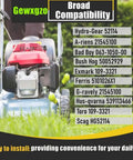 Hydraulic Oil Filter For Hydro-Gear ZT Series Transaxles Broad Compatibility List