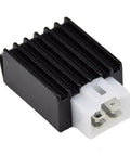 Voltage Regulator Rectifier 4 Pin Replacement For Tao Tao ATA 110 125 135 Coolster 110cc ATV Quad Roketa with black heat sink