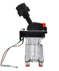 Dump Truck PTO Control Valve Set Dual Air Shift Valve Kit With Kickout Pneumatic PTO Switch, silver and black with wiring
