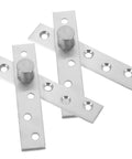 Heavy Duty Door Pivot Hinges With 360 Degree Rotation For Wooden Doors 2 Pack Stainless Steel Concealed Central Hinges