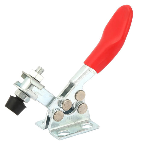 Heavy Duty Carbon Steel Toggle Clamp With 500 Lbs Holding Capacity For Woodworking Jigs And Welding Fixtures, side view