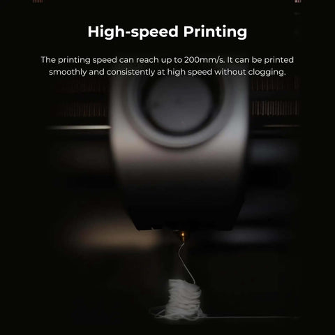 High-speed 3D printing demonstration of ASA Filament 1.75mm 1kg Spool, outdoor ready, UV resistant, weatherproof, high temperature tolerance.