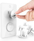 32 Pack Hidden Handle Outlet Covers For 3-Prong Outlets Easy For Adults To Remove And Kid-Proof Baby Proofing Electrical Socket Caps Safe Power