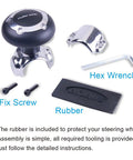 Power Handle Steering Wheel Spinner Knob For Easy Driving And Comfy Grip Reduces Fatigue One Hand Operation Car Accessory Kit