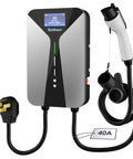 Level 2 EV Charger 40A 240V Home Charging Station With 26 Ft Cable And NEMA 14 50 Plug For All J1772 EVs And Tesla Vehicles