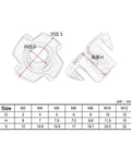 Diagram of T Nut Zinc Plated Four Claw Blind Nut Insert for Wood Furniture and Speaker Mounts with size chart, M5x20 shown