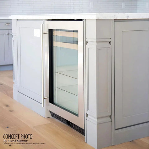 Kitchen island with Legacy Tapered Cabinet Column 5 W X 5 D X 35.5 In Height Unfinished Maple for cabinets and mantels