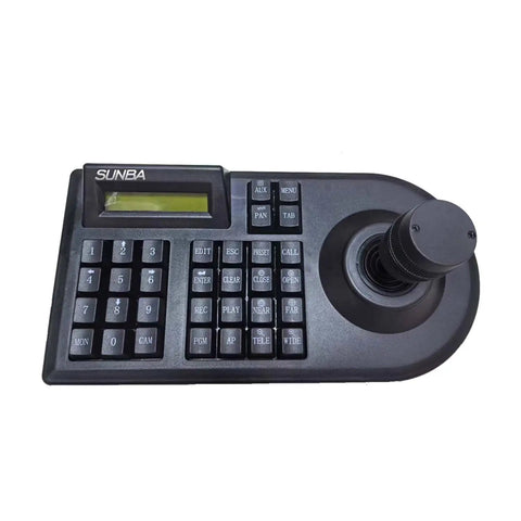 Analog 3D PTZ Keyboard Controller For CCTV Dome Cameras Pan Tilt Zoom With RS485 Pelco D And P Support Compatible With AHD Systems