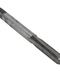High Speed Steel Bottoming Tap Size 8-32 UNC for cutting new threads or repairing damaged threads in metal shown close-up