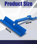 Blue 4 Inch Magnetic TDC TDF Clip Cleat Tool for PPC PPF Clips shown with dimensions, featuring a compact handle for HVAC use.