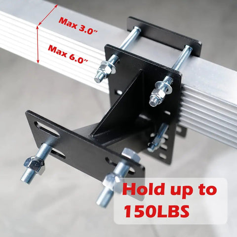 Heavy Duty Trailer Spare Tire Mount Bracket Fits 4 4.5 4.75 5 And 5.5 Inch Bolt Patterns Holds Spare On 4 Lug 5 Lug And 6 Lug Trailers Up To 150 Lbs Black Carrier with bolts and dimensions