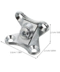 Butterfly Corner Brace Brackets 12 Pack Zinc Alloy Silver for Cabinets and Beds with dimensions 2.1x3.5 cm