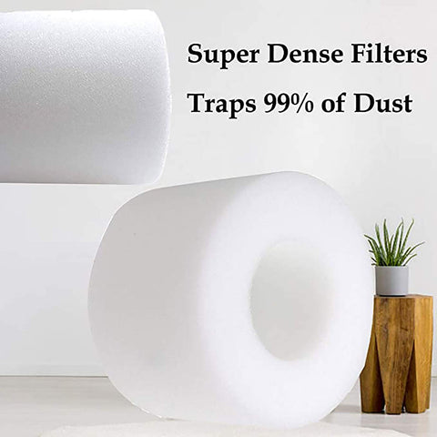 Super dense foam filter from Four Pack Foam And Felt Filters 1 Soft Main Brush 2 Pre Motor Filters 2 Post Motor HEPA Filters For LZ600 LZ601 LZ602 LZ602C Apex UpLight Lift Away DuoClean Vacuum Cleaners XFFLZ600 XHFFC600.