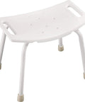 Bath Safety Tub And Shower Seat With 16 Inch Height In White Non Slip Poly Seat With Drainage Slots Integrated Handles Rustproof Aluminum Legs And Non Slip Rubber Feet For Stable Easy Access