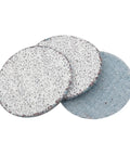 Kick Up Some Dust With These 1 Inch White Dry Sanding Discs Featuring Hook And Loop Backing For Easy Swapping Across 50 Pieces Ranging From 60 Grit Rough Grinding To 1000 Grit Smooth Finishing Perfect For Any DIY Or Pro Project Needing Serious Grip And, showing three sanding discs with textured surfaces.