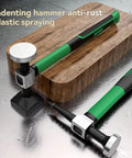 Three Piece Auto Body Hammer Set for Dent Repair and Sheet Metal Shaping with Flat Face and Pointed Pick Hammers