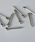 150 Piece Stainless Steel Spring Pin Kit For Mechanical Hitches And Dowels Smooth Surface Durable Split Pins Quick Lock Nut And Bolt Anti Loosening Fasteners For Tough DIY Projects, stainless steel cotter pins