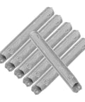 Silver rods from 24 Piece Low Temperature Flux Core Aluminum Welding Rods And Wire Set For Easy Operation And Smooth Welds Universal Aluminum Weld Kit