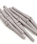 Steel Pin Hinge Points For Model Airplanes One Eighth Inch Hinge Pins Six Pack Durable RC Airplane Hardware And Linkages For Stronger Smoother Mechanical Action, gray steel hinge points