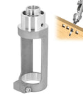 No Hassle Square Hole Drill Bit Adapter And Mortising Bracket For Drill Press, heavy-duty aluminum alloy tool for woodworking.