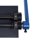 Close-up of Bead Roller Machine With 12 Inch Gear Drive showing heavy-duty steel gears and manual crank handle.