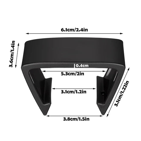 Durable Patio Furniture Clips To Keep Your Outdoor Sofa Locked Tight Without A Sweat Using Heavy Duty Plastic That Snaps Fast. Size: 6.1cm x 3.6cm.
