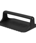 Heavy Duty Weber Griddle Press For Perfect Bacon, Smash Burgers And Crispy Paninis, solid cast iron tool, 9x6x3 inches.