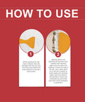 Instruction steps for using DIY Drywall Patch Kit For Quick Wall Hole Fix With Spackle And Spatula, Easy Plaster Repair To Banished Dents.