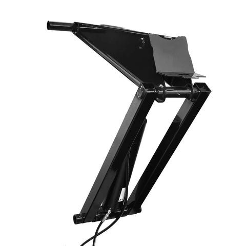 Heavy Duty Hydraulic Dump Lift Kit for Trailers and Trucks, 22,000 Lb Capacity, with black scissor hoist system.