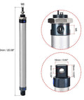 16mm Bore Pneumatic Air Cylinder With 400mm Stroke M6 Piston Rod Thread M5 Rod Female Thread Single Rod Double Acting Built Tough Aluminum Alloy Build Heavy Duty Industrial Pneumatic Cylinder, 400mm stroke
