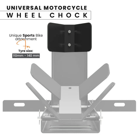 Heavy Duty Universal Motorcycle Wheel Chock For Trailer Or Garage Use No Fuss Capable Of Handling 2000 Lbs Adjustable Foldable