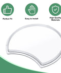 Transparent Water Tank Lid Cover For Vertuo Next Coffee Machines XN910B XN910C XN9105 Replacement Part shown with features