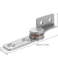 Torque Damping Door Hinges For Cabinets And Equipment Doors 90 Degree Positioning Friction Stainless Steel 304 Left And Right Set 2 Pieces